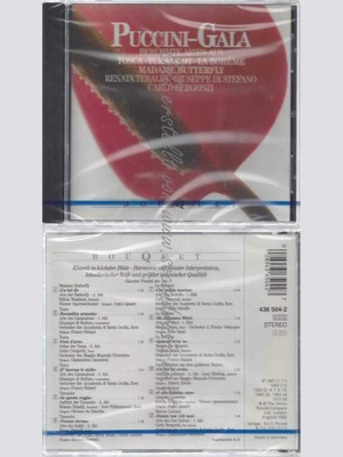 CD-NM-SEALED-TEBALDI, DI STEFANO, BERGONZI UND GIACOMO PUCCINI -KOMPONIST- -1992