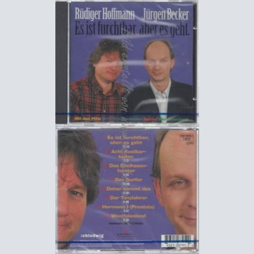 CD-NM-SEALED-RÜDIGER HOFFMANN UND JÜRGEN BECKER -1995- -- ES IST FURCHTBAR, ABER