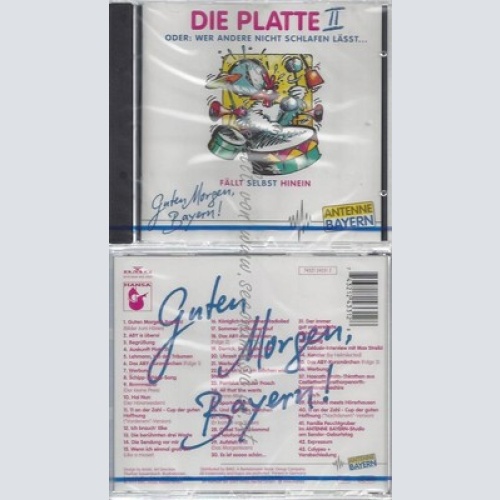 CD-NM-SEALED-VARIOUS -- DIE PLATTE 2 -ANTENNE BAYERN-: WER ANDERE NICHT SCHLAFEN