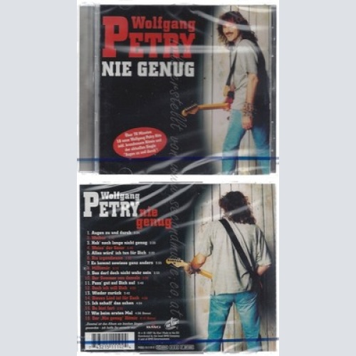 CD-NM-SEALED-WOLFGANG PETRY -1997- -- NIE GENUG