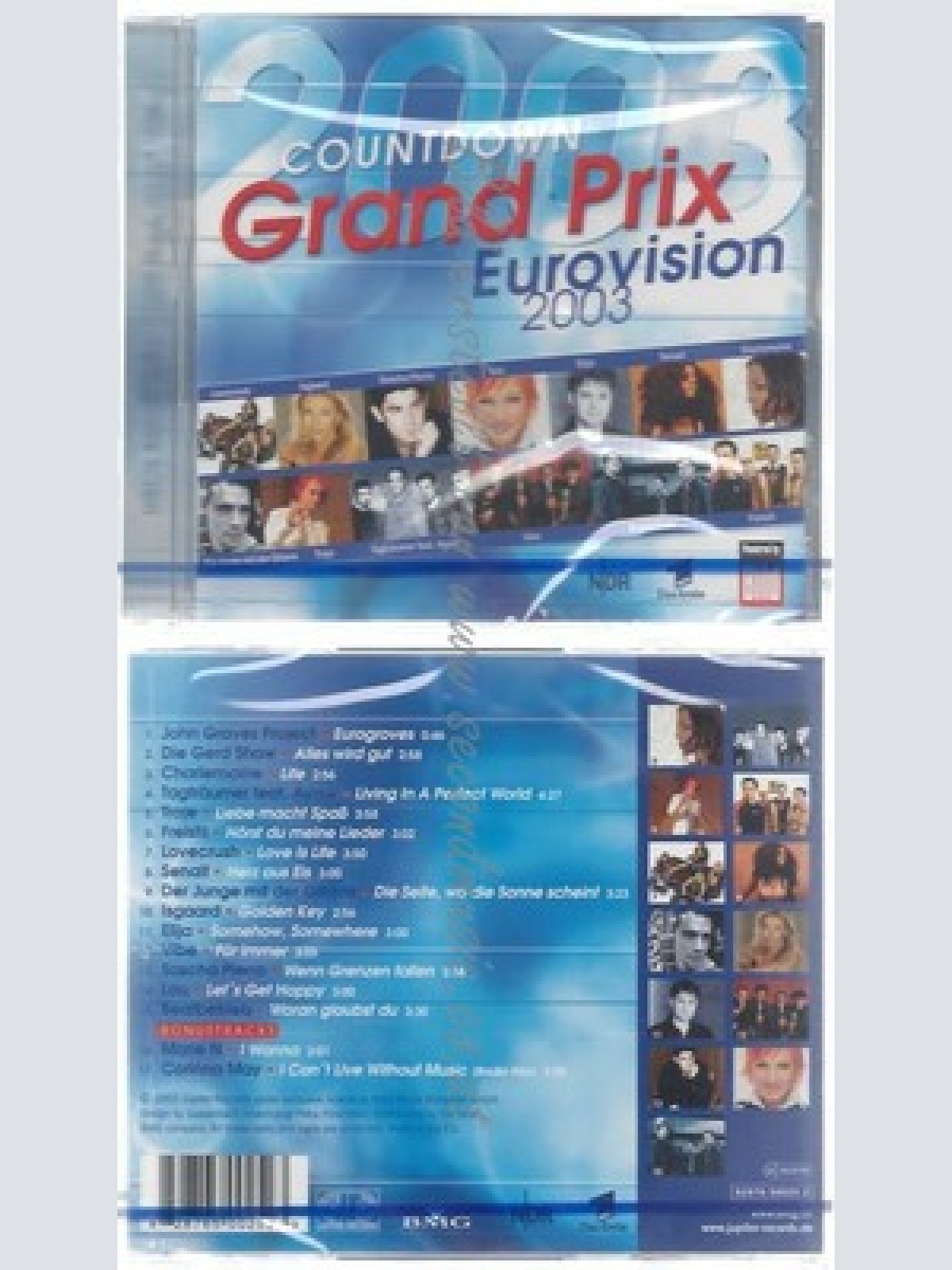 CD-NM-SEALED-VARIOUS -2003- -- COUNTDOWN GRAND PRIX EUROVISION 2003