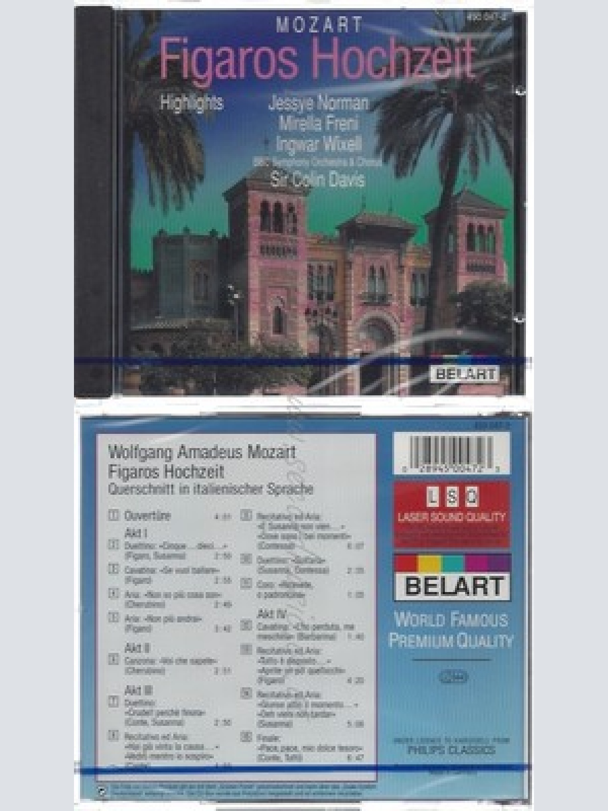 CD--NM-SEALED- WLADIMIRO GANZAROLLI -BAß- UND INGV--MOZART: FIGAROS HOCHZEIT -H