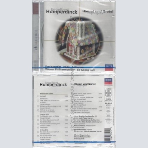 CD-NM-SEALED-FASSBAENDER, POPP, SCHLEMM UND SOLTI -1998- -- ELOQUENCE - HUMPERDI