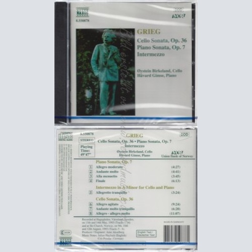 CD--NM-SEALED-OYSTEIN BIRKELAND, HAVARD GIMSE UND EDVARD GRIEG -KOMPONIST- -199