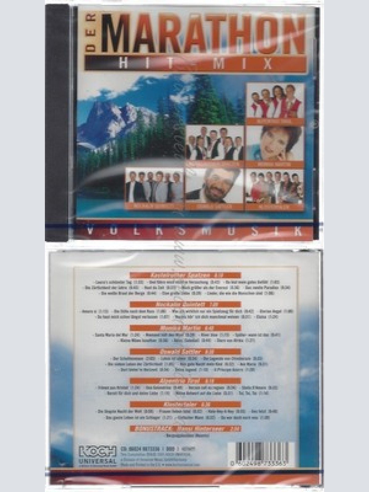 CD--NM-SEALED-NOCKALM QUINTETT -- DER MARATHON HIT-MIX - VOLKSMUSIK
