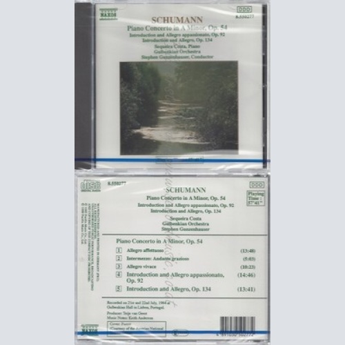 CD--NM-SEALED-S. COSTA, S. GUNZENHAUSER UND ROBERT SCHUMANN -KOMPONIST- -1991-