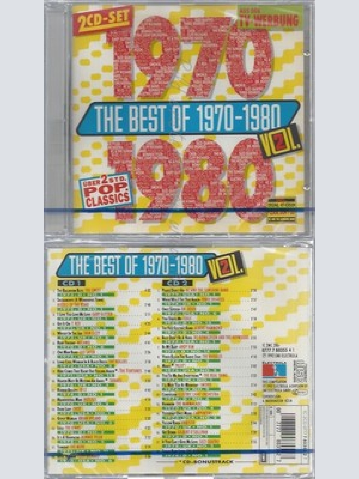 CD--NM-SEALED-VARIOUS -1969- - DOPPEL-CD -- BEST OF 1970-1980 VOL.2