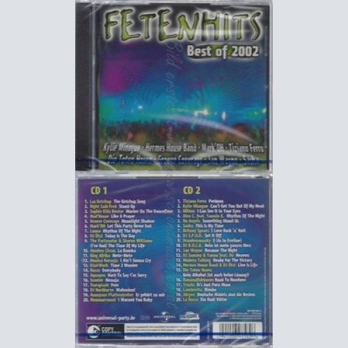 CD--NM-SEALED-VARIOUS -2002- - DOPPEL-CD -- FETENHITS BEST OF 2002