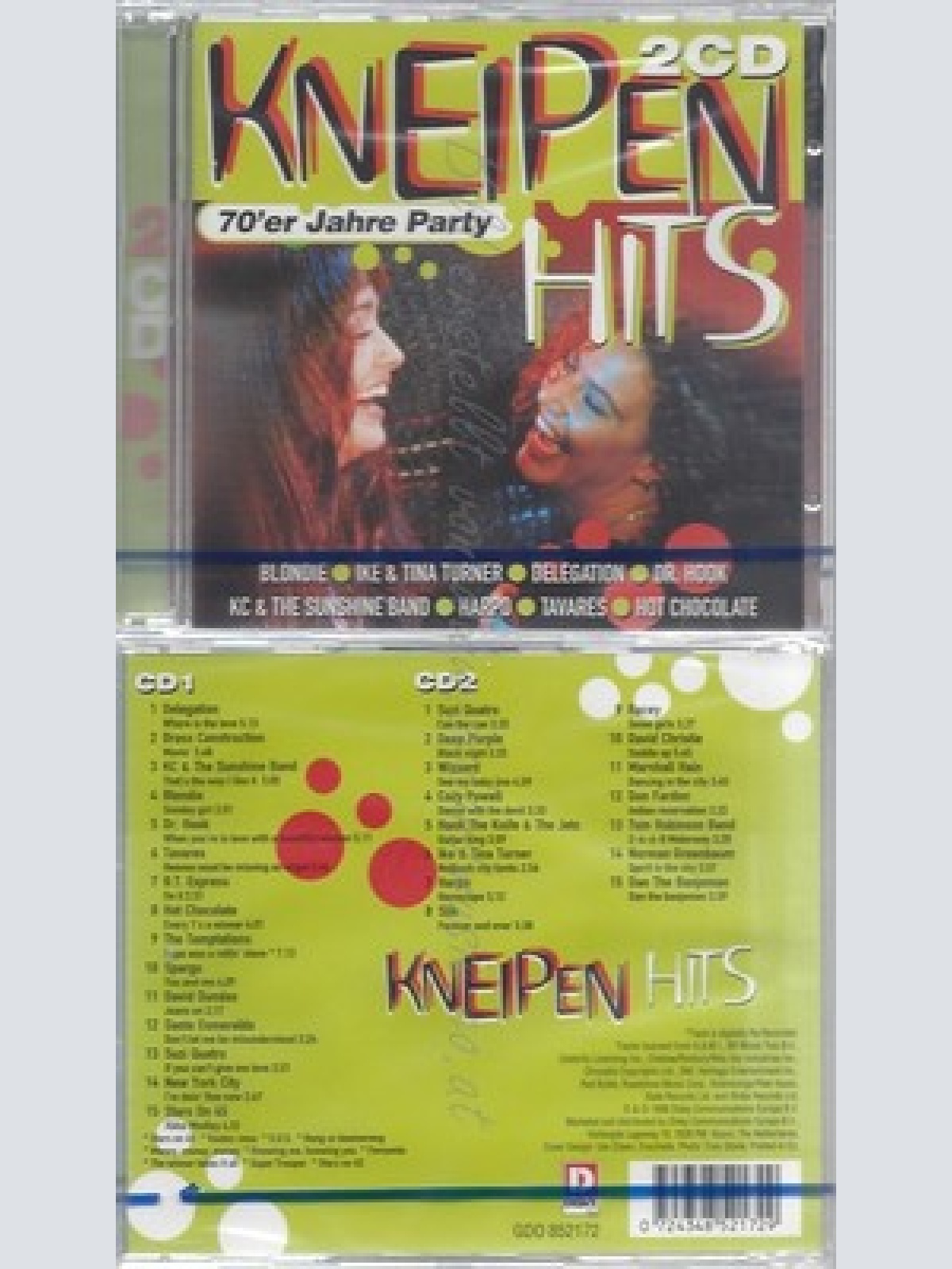 CD--NM-SEALED-VARIOUS -1998- - DOPPEL-CD -- KNEIPEN HITS-70'ER JAHRE
