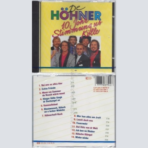 CD--NM-SEALED-HÖHNER -1990- -- 10 JOHR STIMMUNG US KOELLE
