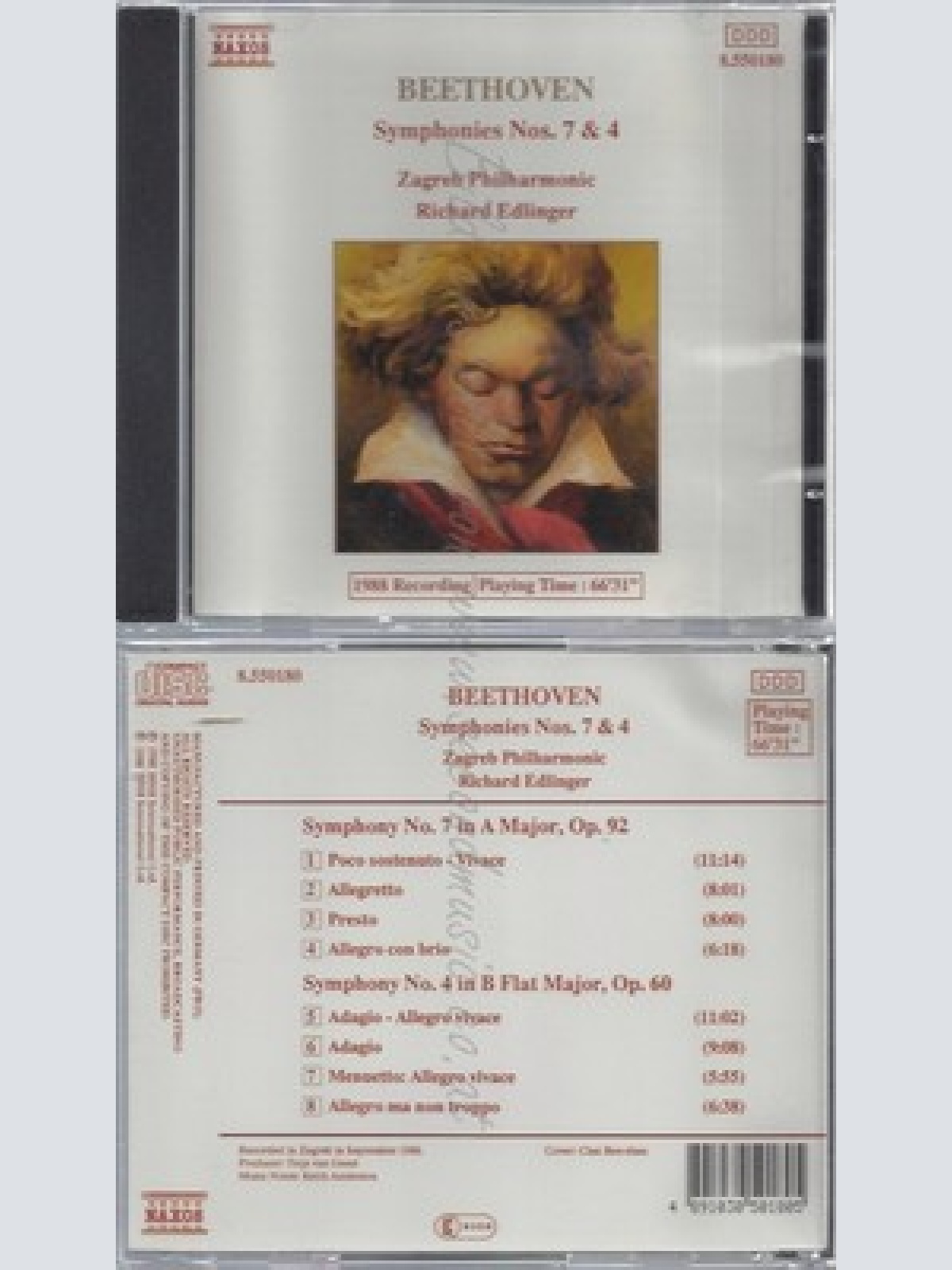 CD--NM-SEALED-RICHARD EDLINGER, ZAGREB PO UND LUDWIG VAN BEETHOVEN -KOMPONIST-