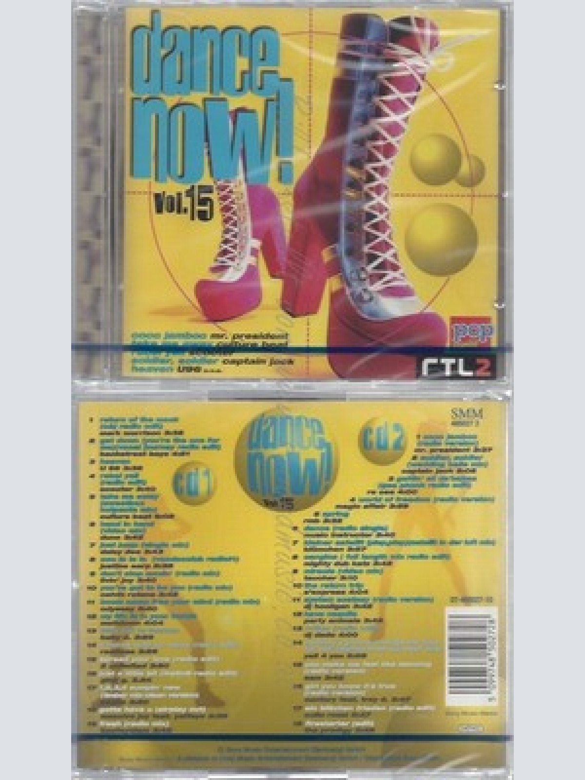 CD--NM-SEALED-VARIOUS -1996- - DOPPEL-CD -- DANCE NOW! VOL.15