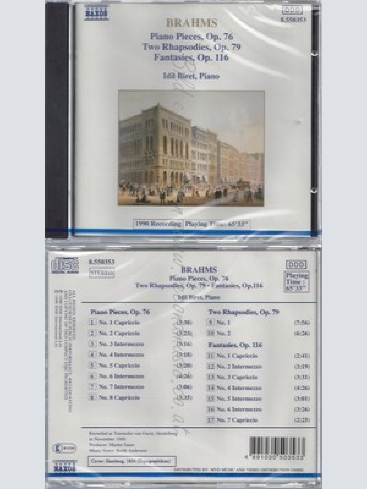 CD--NM-SEALED-IDIL BIRET UND JOHANNES BRAHMS -KOMPONIST- -- -- BRAHMS KLAVI