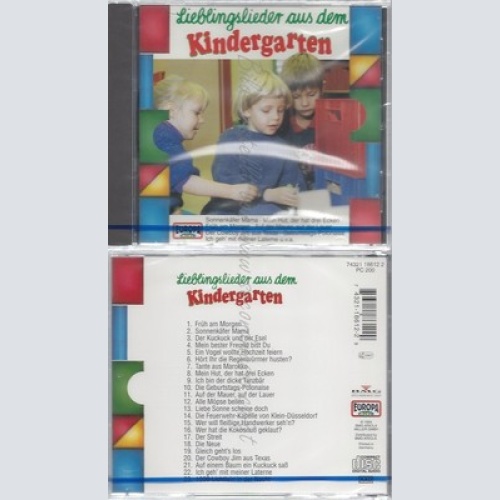 CD--NM-SEALED-VARIOUS -1994- -- LIEBLINGSLIEDER AUS DEM KINDERGARTEN