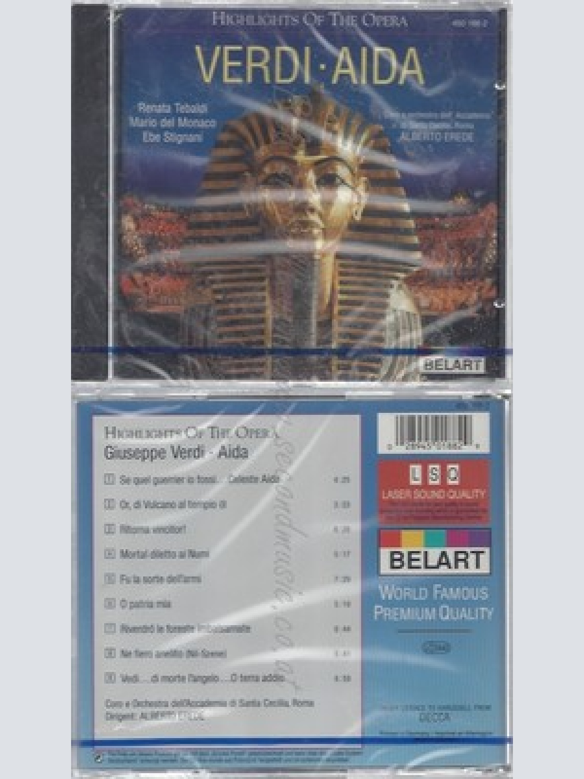 CD--NM-SEALED-TEBALDI, STIGNANI, EREDE UND OASCR -1994- -- VERDI: AIDA -HIGHLIG