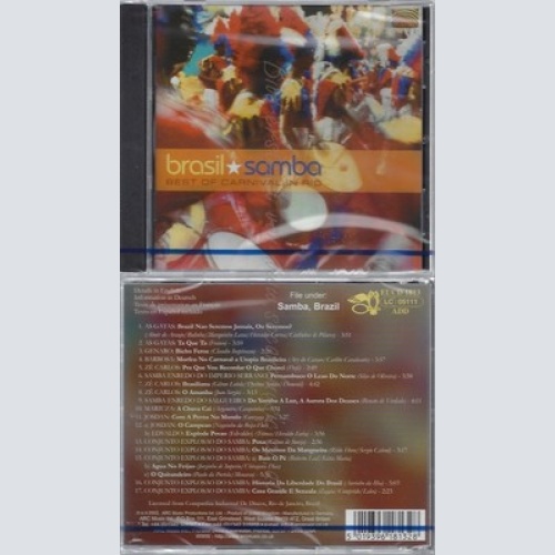 CD--NM-SEALED-VARIOUS -2003- -- BRAZIL SAMBA-BEST OF CARNIVAL