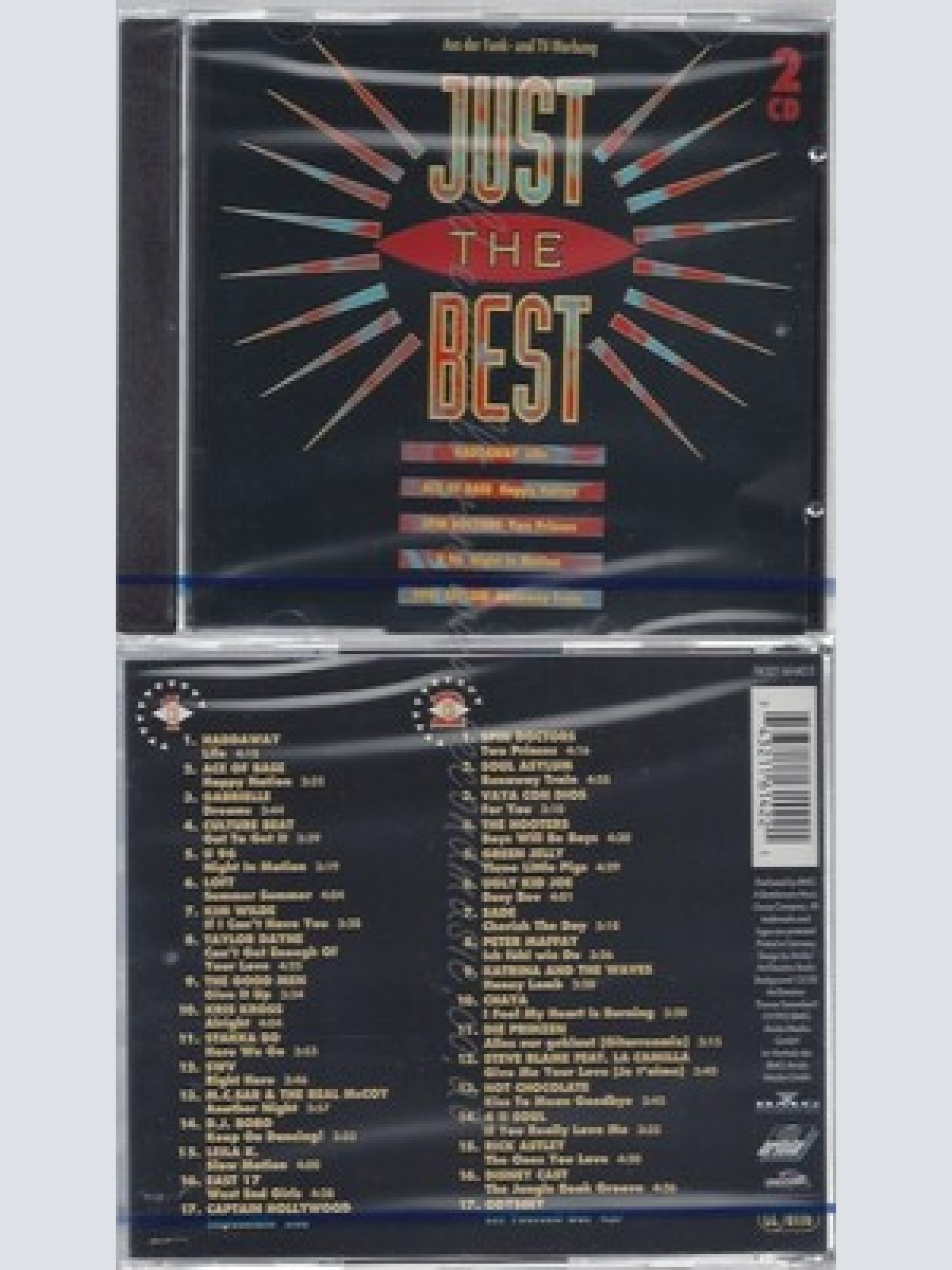 CD--NM-SEALED-HADDAWAY, ACE OF BASE, SPIN DOCTORS UND U96 -1993- -- JUST THE BE