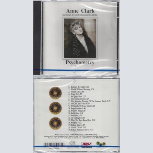 CD--NM-SEALED-IVE / ANNE CLARK & FRIENDS -1994- -- PSYCHOMETRY