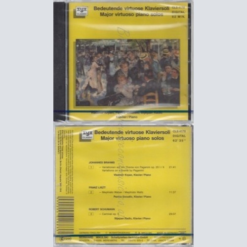 CD--NM-SEALED-BRAHMS-LISZT-SCHUMANN, JOHANNES BRAHMS -KOMPONIST-, LISZT UND SCH