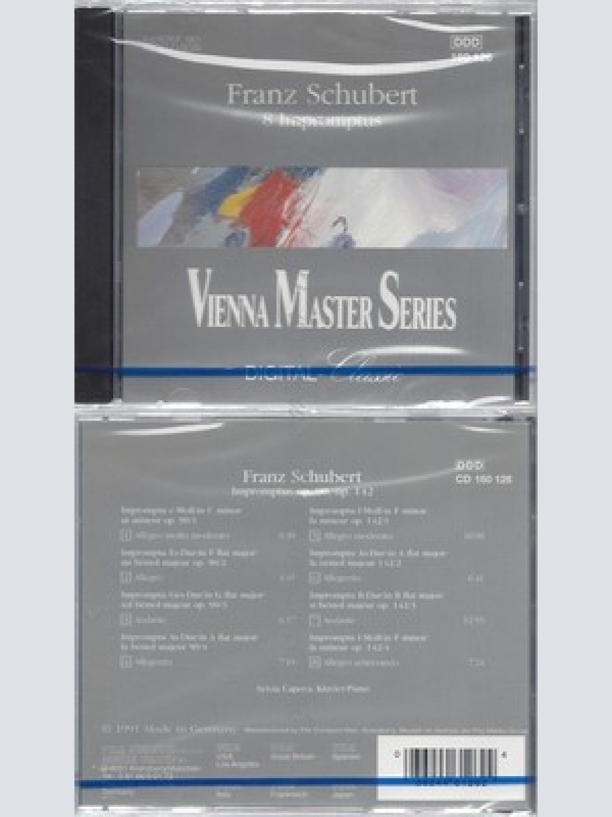 CD--NM-SEALED-CAPOVA UND SCHUBERT -KOMPONIST- -1990- - - -- IMPROMPTUS 1-9