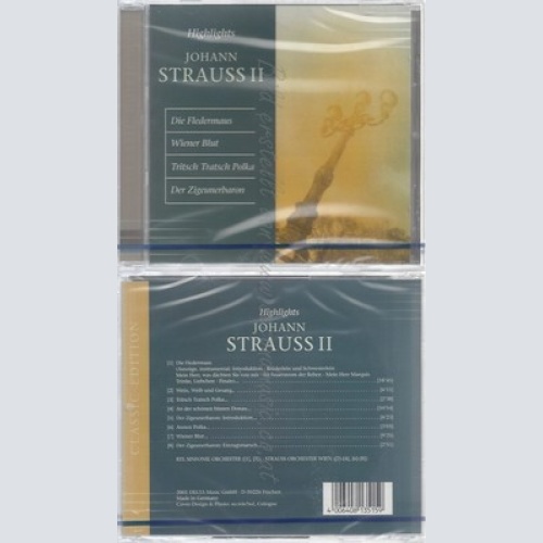 CD--NM-SEALED-RTL SINFONIE ORCHESTER, ++ UND JOHANN -SOHN- STRAUß -KOMPONIST- -