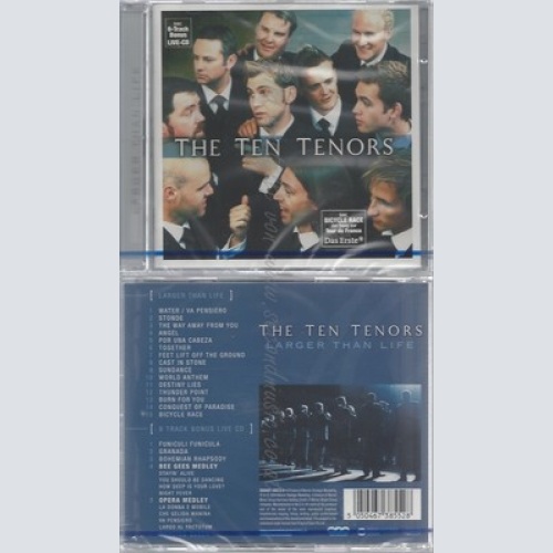 CD--NM-SEALED-THE TEN TENORS -2004- - DOPPEL-CD -- LARGER THAN LIFE