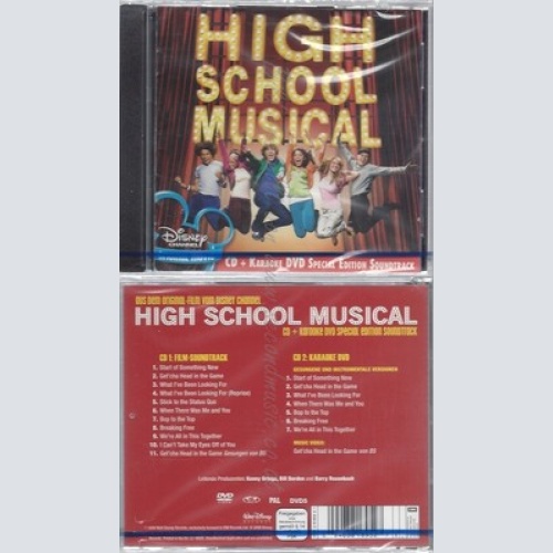 CD--NM-SEALED-OST UND VARIOUS -2006- - CD+DVD -- HIGH SCHOOL MUSICAL -CD+KARAOK