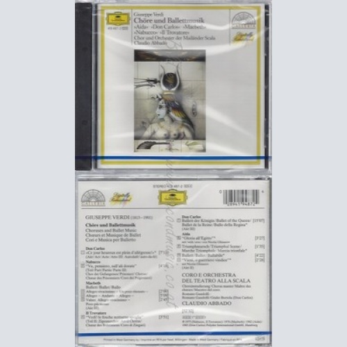 CD--NM-SEALED-CLAUDIO ABBADO, OTSM UND GIUSEPPE VERDI -KOMPONIST- -1987- -- CHÖ