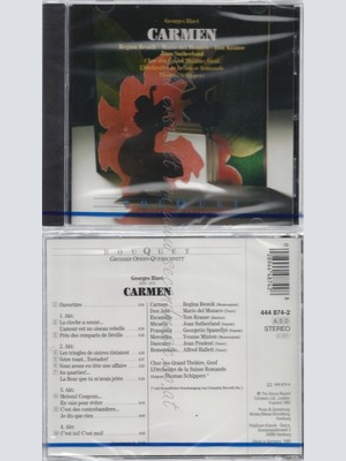 CD--NM-SEALED-RESNIK, DELMONACO, SCHIPPERS UND OSR -1995- -- BIZET: CARMEN -QUE