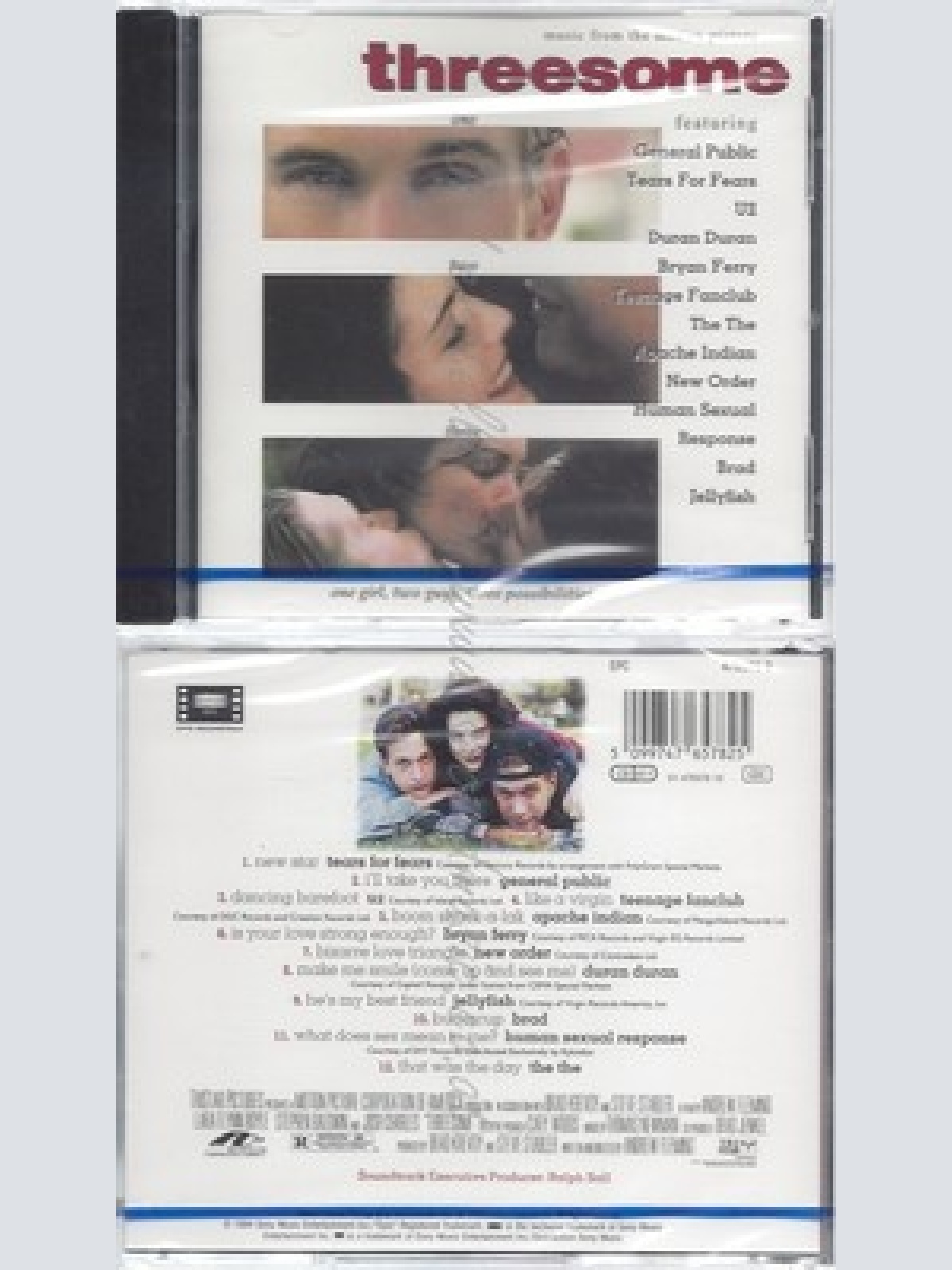 CD--NM-SEALED-OST UND VARIOUS -1994- - SOUNDTRACK -- THREESOME -EINSAM, ZWEISAM
