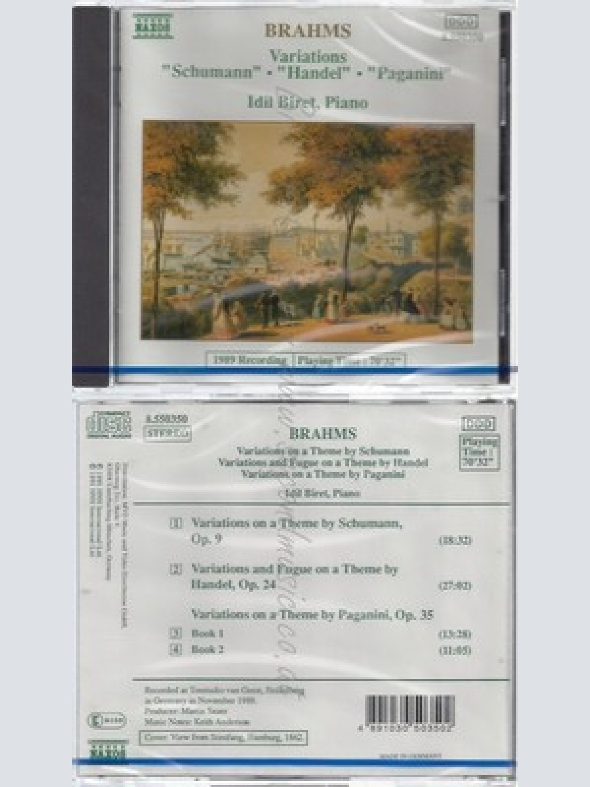 CD--NM-SEALED-IDIL BIRET UND JOHANNES BRAHMS -KOMPONIST- -1991- -- BRAHMS VARIA