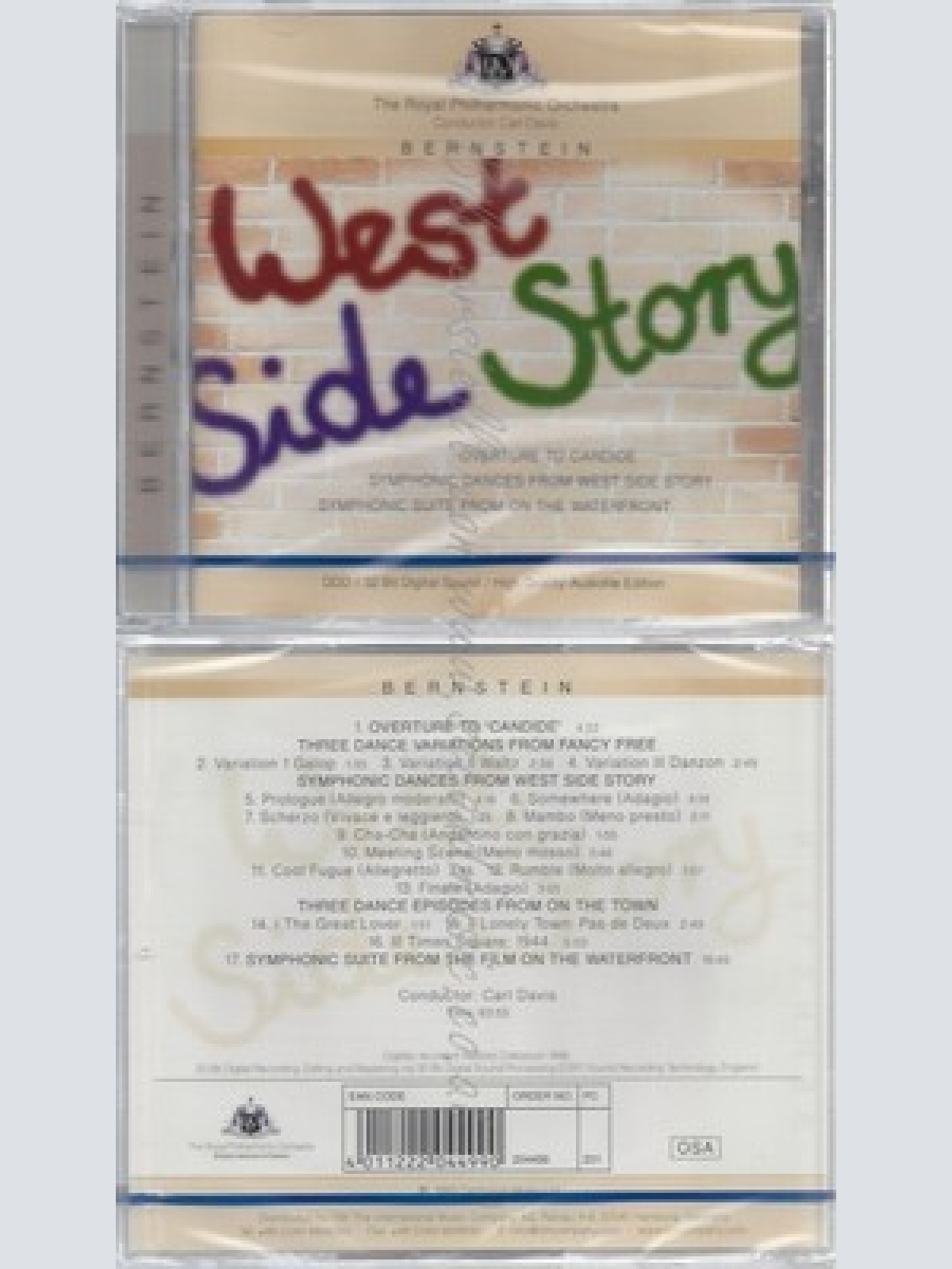 CD--NM-SEALED-LEONARD BERNSTEIN UND RPO -2008- - SOUNDTRACK -- OUVERTÜREN