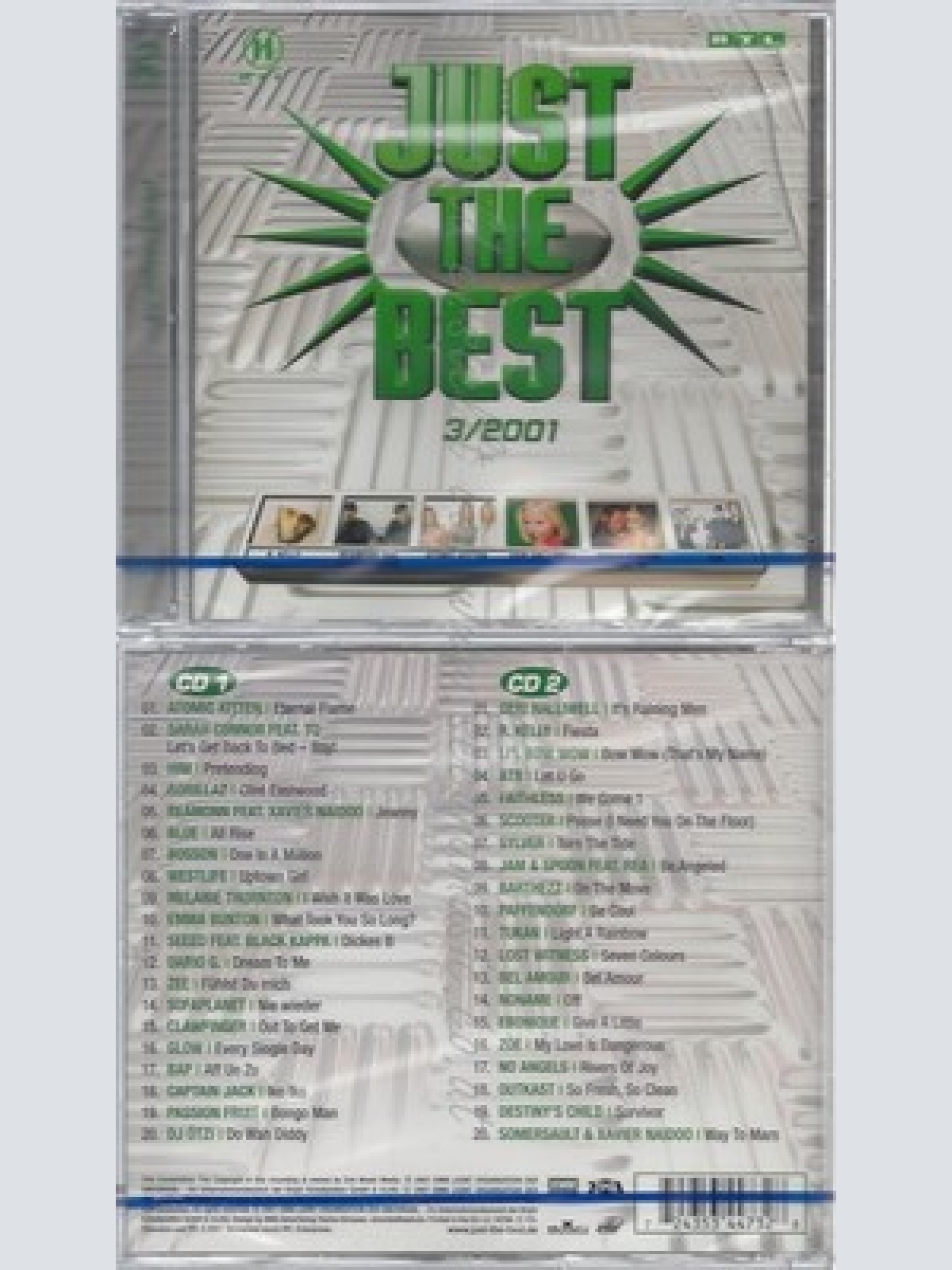 CD--NM-SEALED-VARIOUS -2001- - DOPPEL-CD -- JUST THE BEST 2001 VOL. 3