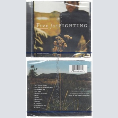 CD-NM-SEALED-FIVE FOR FIGHTING -2004- -- THE BATTLE FOR EVERYTHING