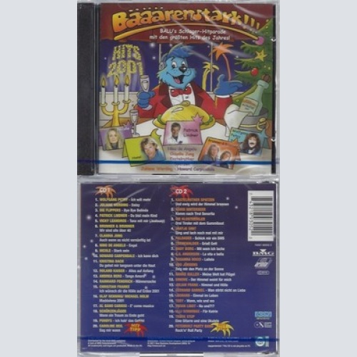 CD--NM-SEALED-VARIOUS -2001- - DOPPEL-CD -- BÄÄÄRENSTARK!!!-HITS 2001