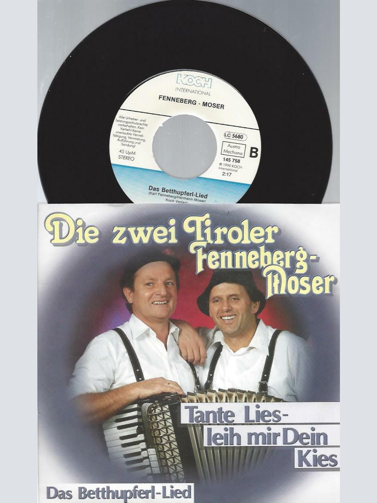 7" Die Zwei Tiroler Fenneberg-Moser – Tante Lies
