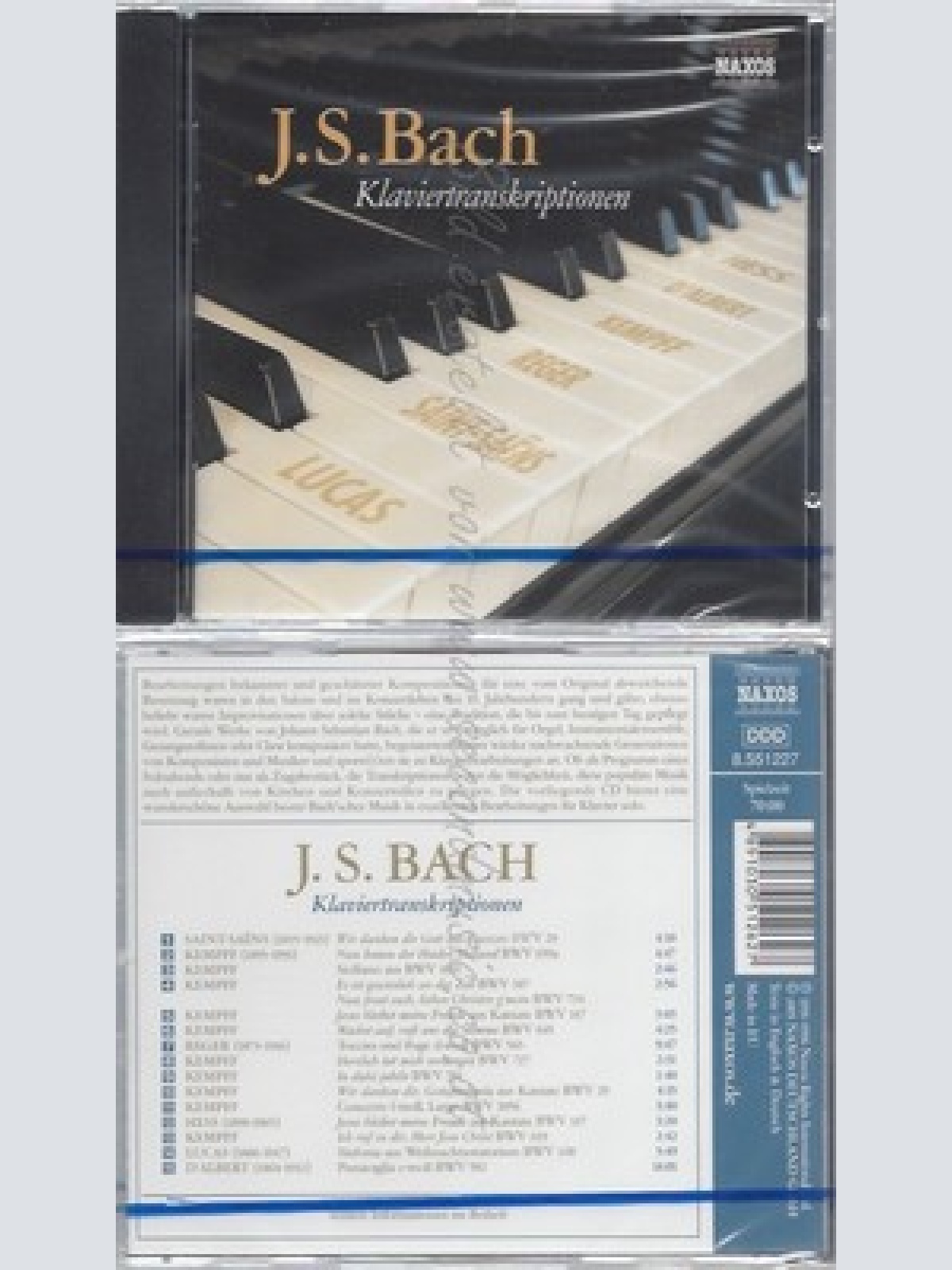 CD--NM-SEALED-VARIOUS UND JOHANN SEBASTIAN BACH -KOMPONIST- -2005- -- KLAVIERTR