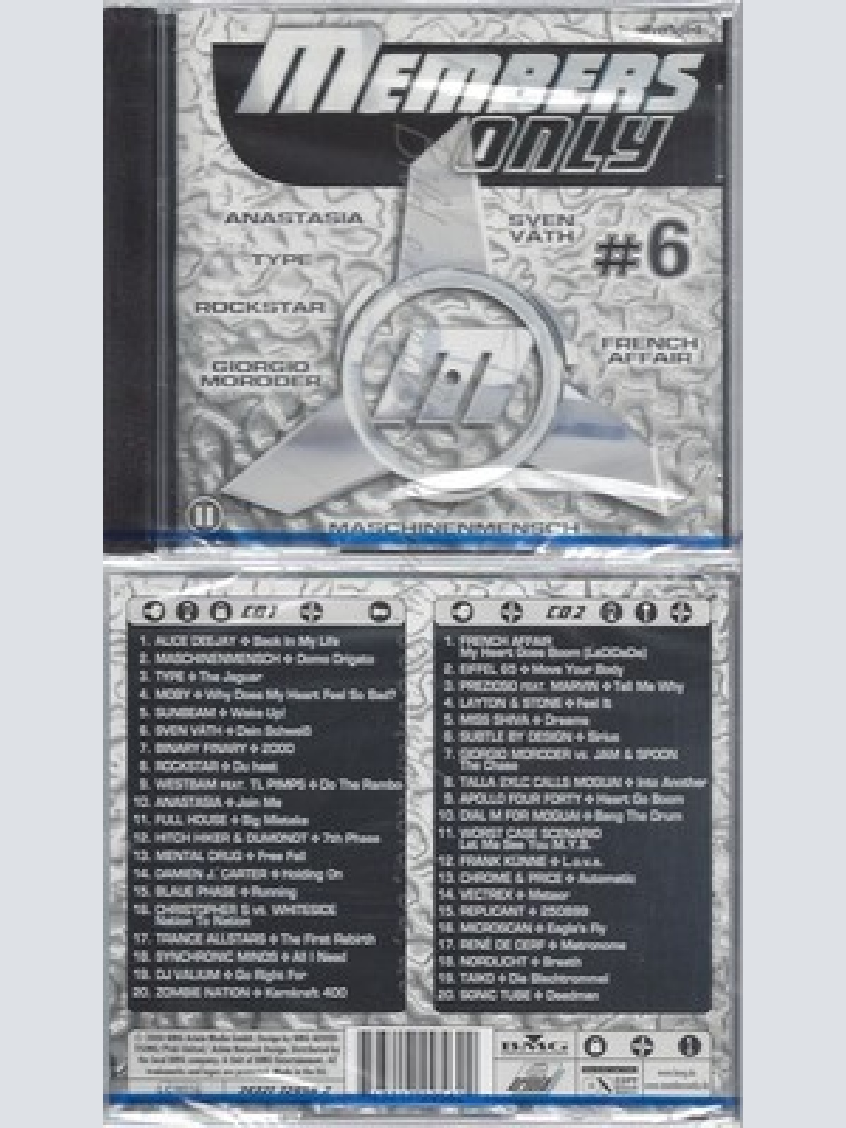 CD--NM-SEALED-VARIOUS -2000- - DOPPEL-CD -- MEMBERS ONLY VOL. 6