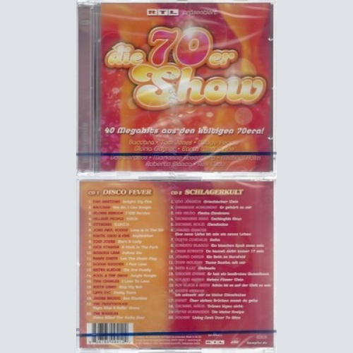 CD--NM-SEALED-VARIOUS -2003- - DOPPEL-CD -- DIE 70ER SHOW-RTL PRÄSENTIERT