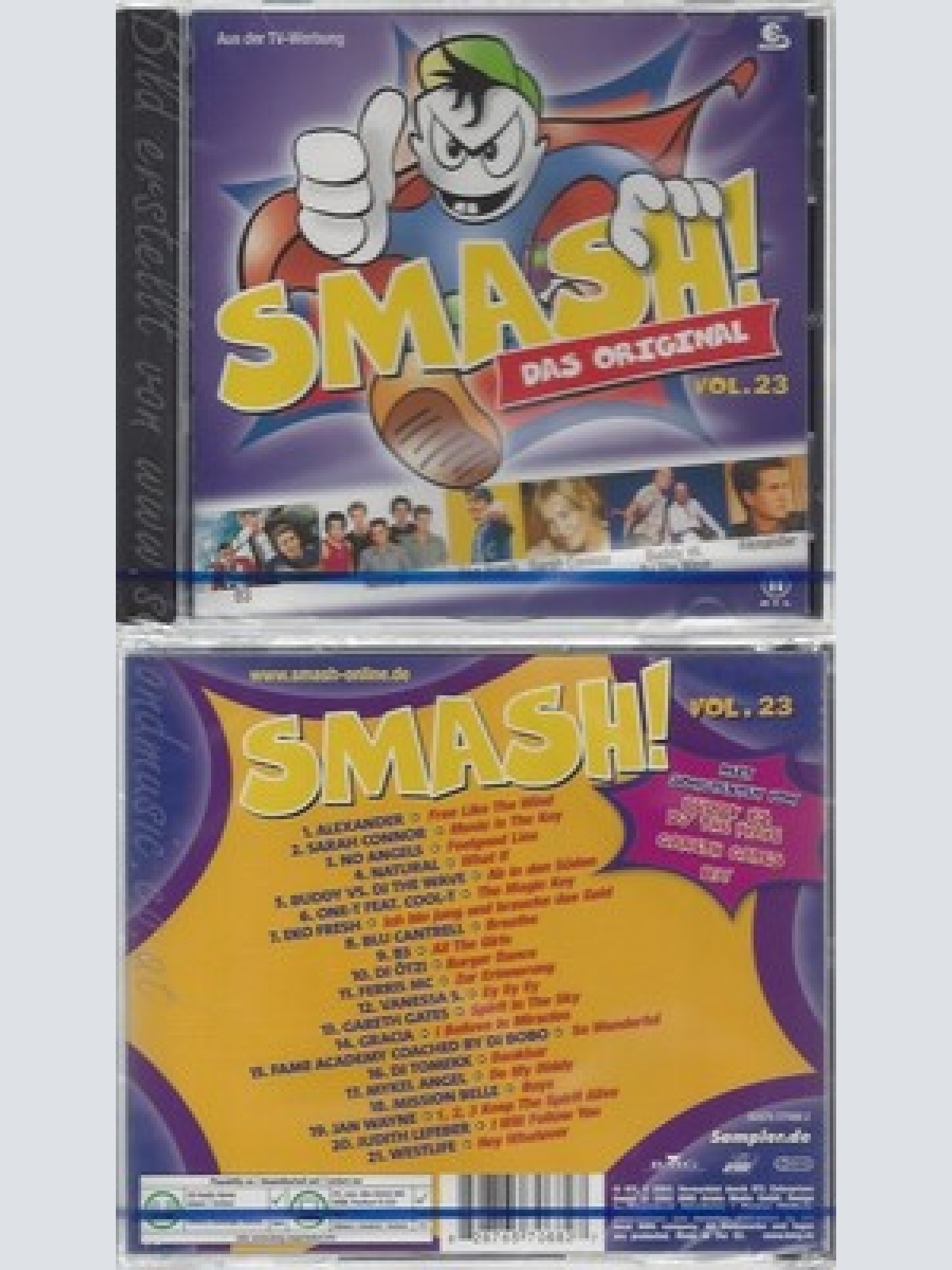 CD--NM-SEALED-VARIOUS, ALEXANDER, SARAH CONNOR UND NO ANGELS -2003- -- SMASH! V