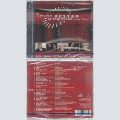 CD-NM-SEALED-VARIOUS -2007- - DOPPEL-CD -- UNSERE BESTEN-MUSIKSTARS