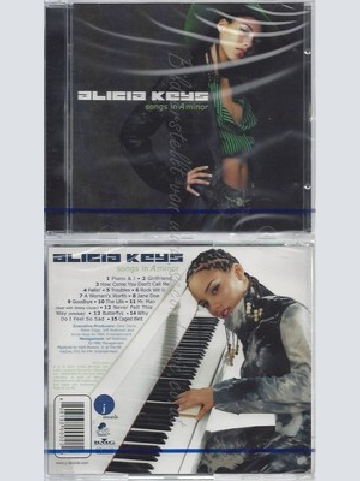 CD--NM-SEALED-ALICIA KEYS -2001- -- SONGS IN A MINOR