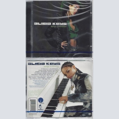 CD--NM-SEALED-ALICIA KEYS -2001- -- SONGS IN A MINOR