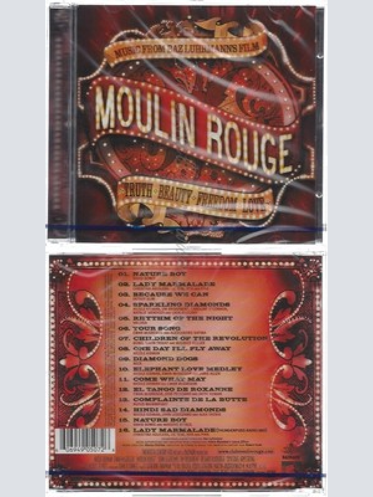 CD--NM-SEALED-VARIOUS -2001- - SOUNDTRACK -- MOULIN ROUGE