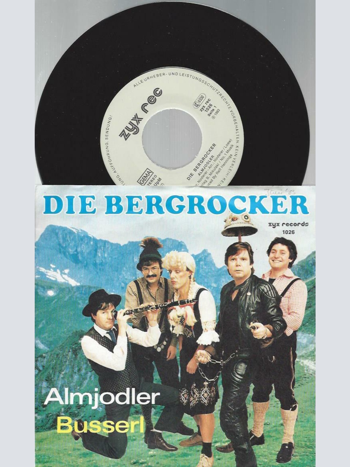 7" Die Bergrocker – Almjodler