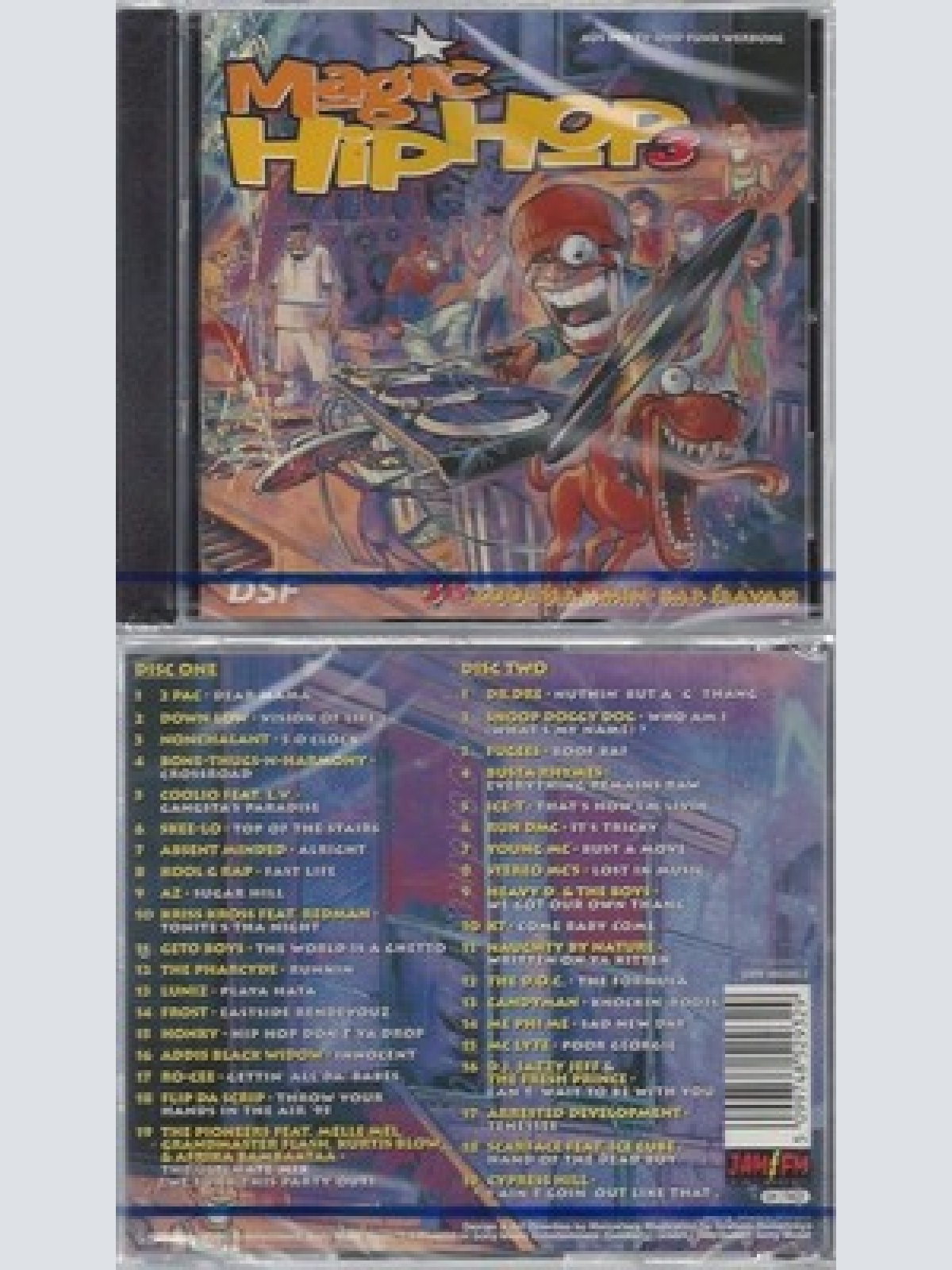 CD--NM-SEALED-VARIOUS ARTISTS -1996- - DOPPEL-CD -- MAGIC HIP HOP 3