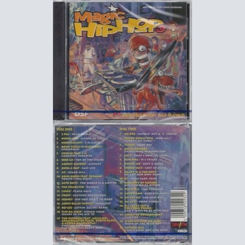 CD--NM-SEALED-VARIOUS ARTISTS -1996- - DOPPEL-CD -- MAGIC HIP HOP 3