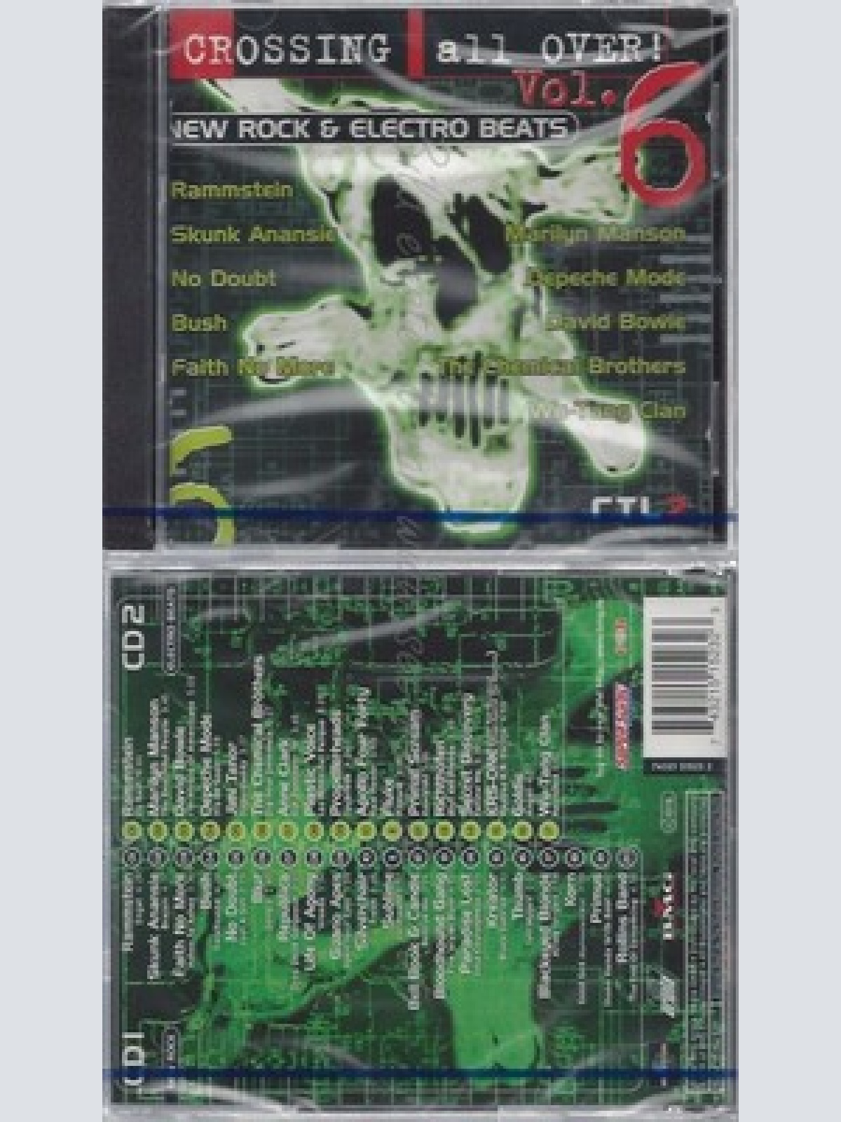CD--NM-SEALED-VARIOUS -1997- - DOPPEL-CD -- CROSSING ALL OVER,VOL.6