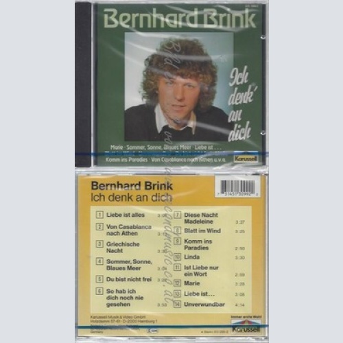 CD-NM-SEALED-BERNHARD BRINK -- ICH DENK' AN DICH -14 TRACKS, 1988-