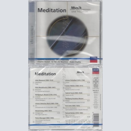 CD--NM-SEALED-VARIOUS UND VARIOUS -KOMPONIST- -1998- -- ELOQUENCE - MEDITATION